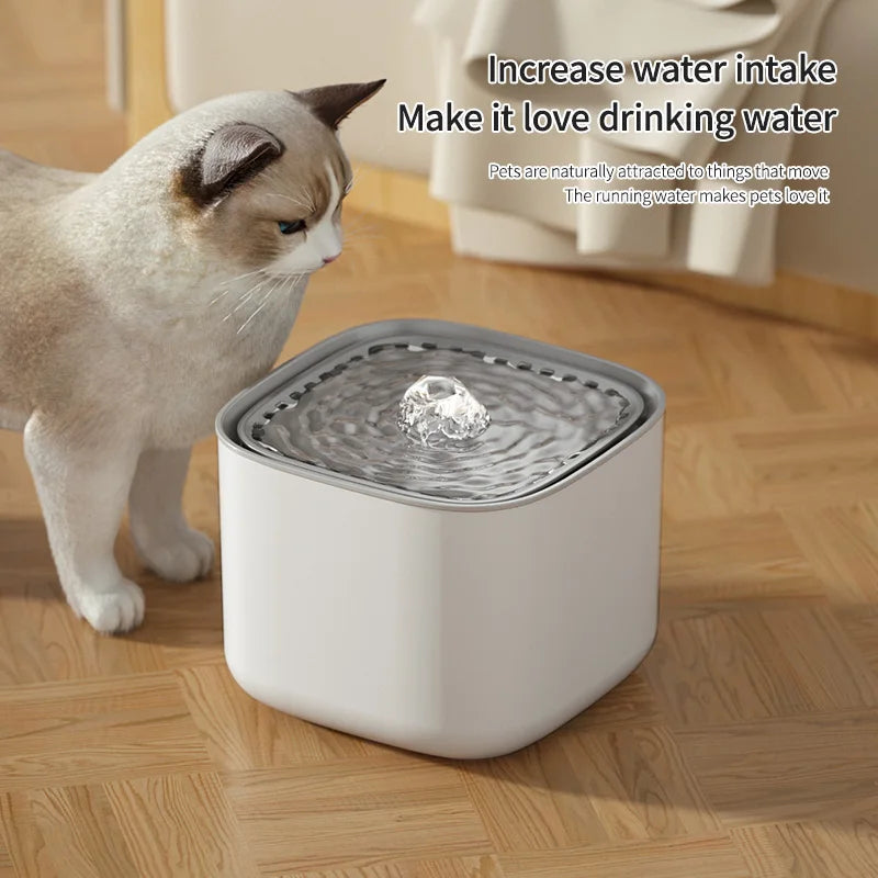 3L Automatic Cat Water Fountain – Ultra-Quiet USB Water Dispenser with Filtration System