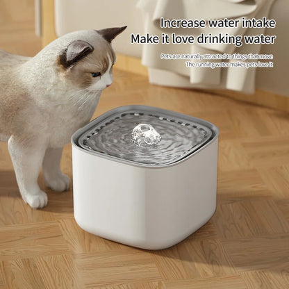 3L Automatic Cat Water Fountain – Ultra-Quiet USB Water Dispenser with Filtration System
