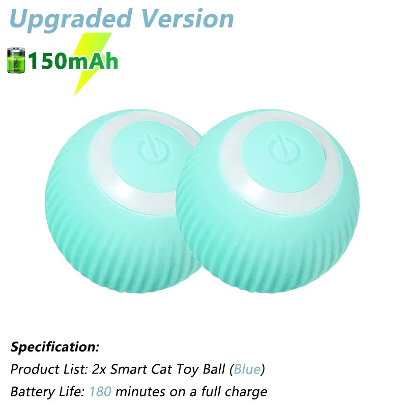 Smart Interactive Cat Toy – Automatic Electric Rolling Ball for Cats & Kittens