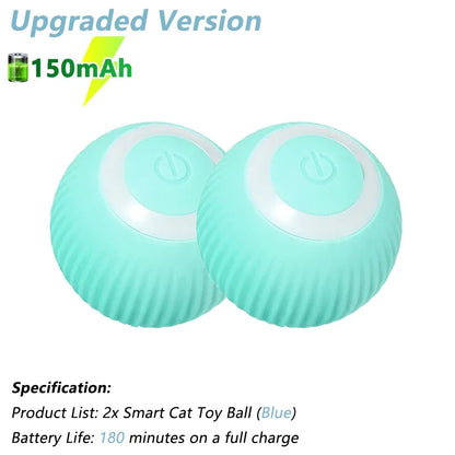 Smart Interactive Cat Toy – Automatic Electric Rolling Ball for Cats & Kittens