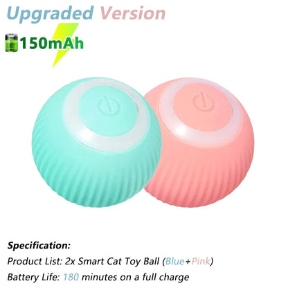 Smart Interactive Cat Toy – Automatic Electric Rolling Ball for Cats & Kittens