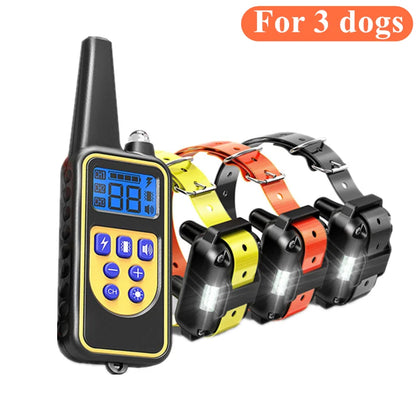 Train your dog safely - Waterproof Dog Training Collar with Remote | Rechargeable Shock, Sound & Vibration Modes – LCD Display