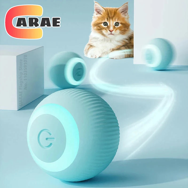 Smart Interactive Cat Toy – Automatic Electric Rolling Ball for Cats & Kittens