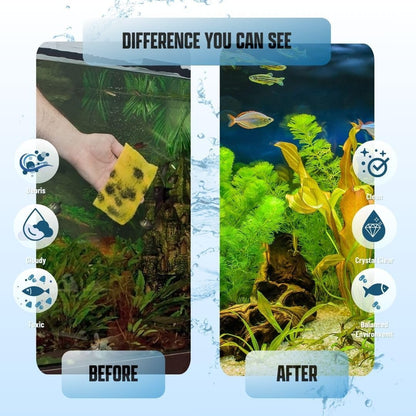 Premium Aquarium Filter Media Pad – Cut-to-Fit Roll, Fresh & Saltwater Safe, Dye-Free, Made in USA (12"x120"x0.75")