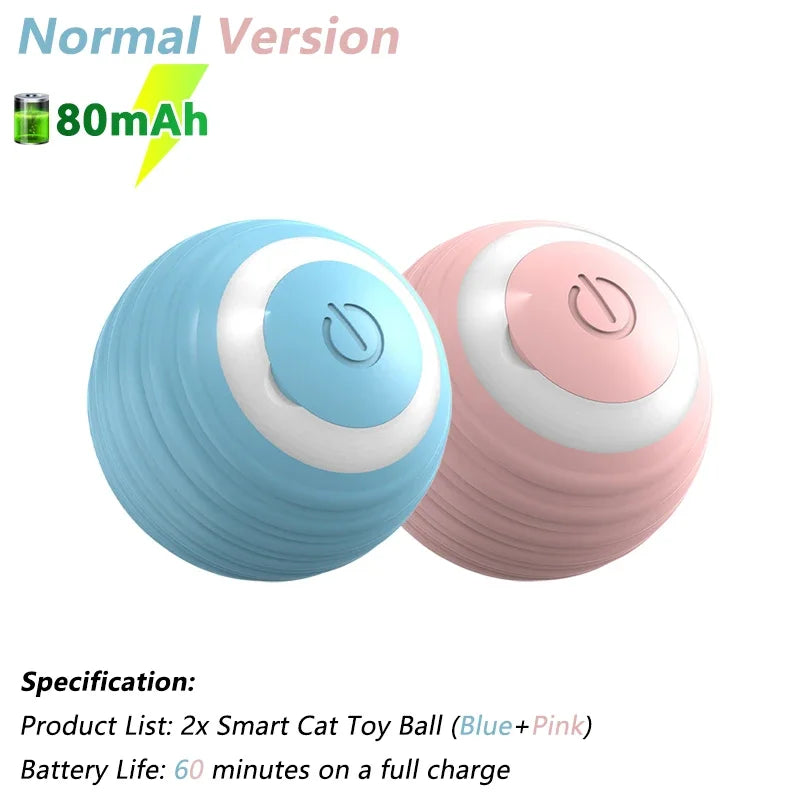Smart Interactive Cat Toy – Automatic Electric Rolling Ball for Cats & Kittens