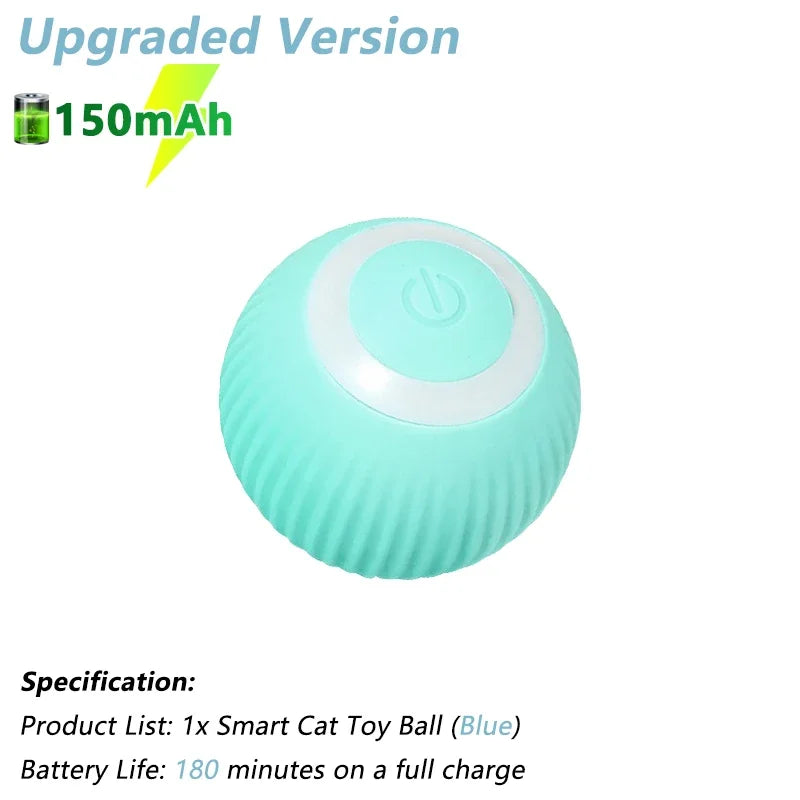 Smart Interactive Cat Toy – Automatic Electric Rolling Ball for Cats & Kittens