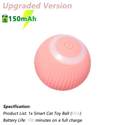 Smart Interactive Cat Toy – Automatic Electric Rolling Ball for Cats & Kittens