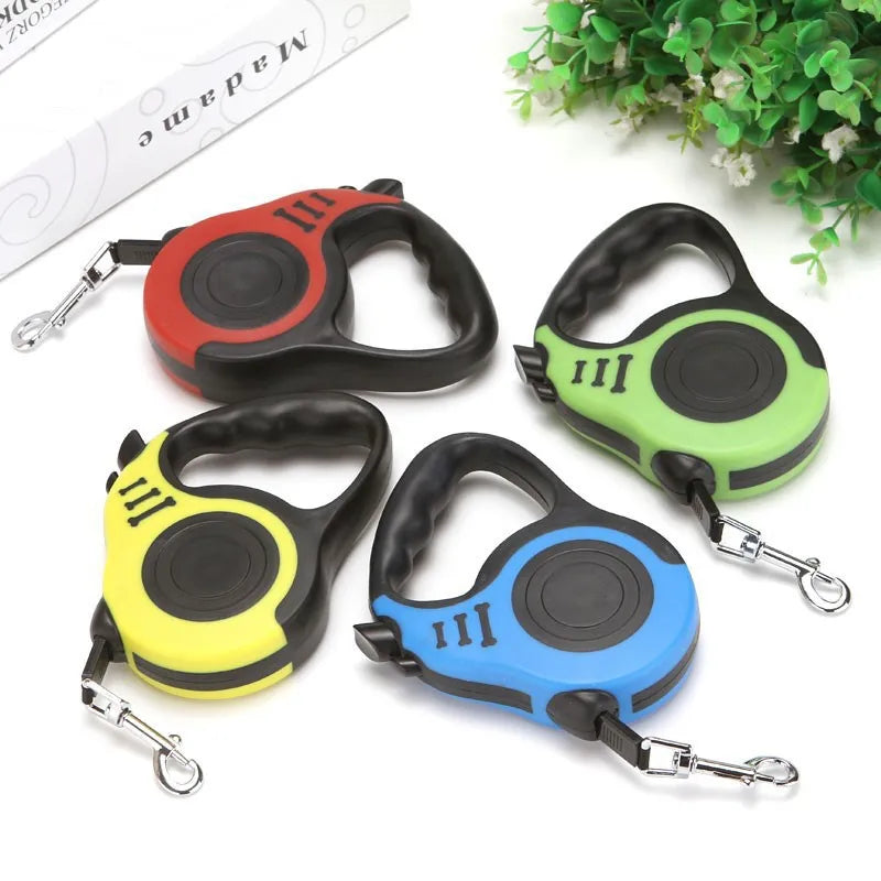 Automatic Retractable Dog Leash – Portable Telescopic Leash for Small & Medium Dogs