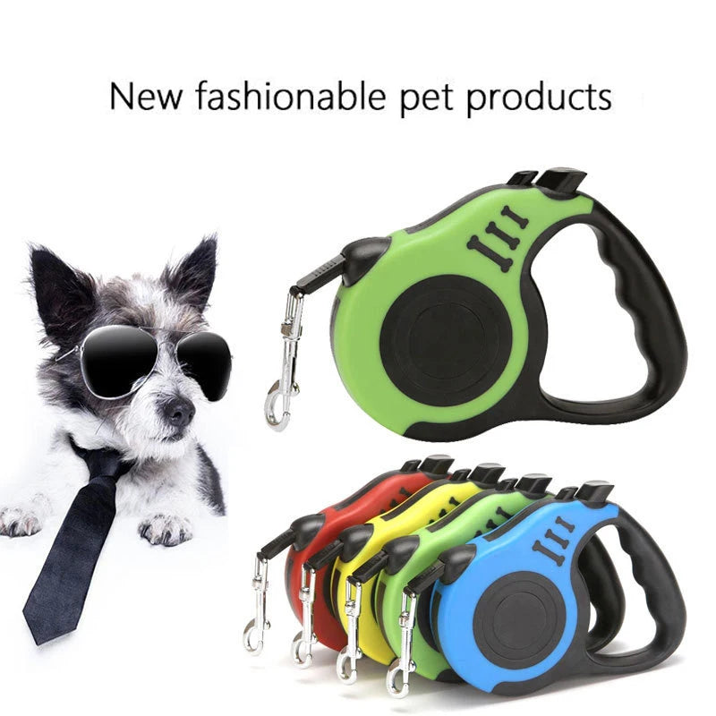 Automatic Retractable Dog Leash – Portable Telescopic Leash for Small & Medium Dogs