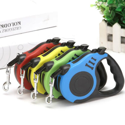 Automatic Retractable Dog Leash – Portable Telescopic Leash for Small & Medium Dogs