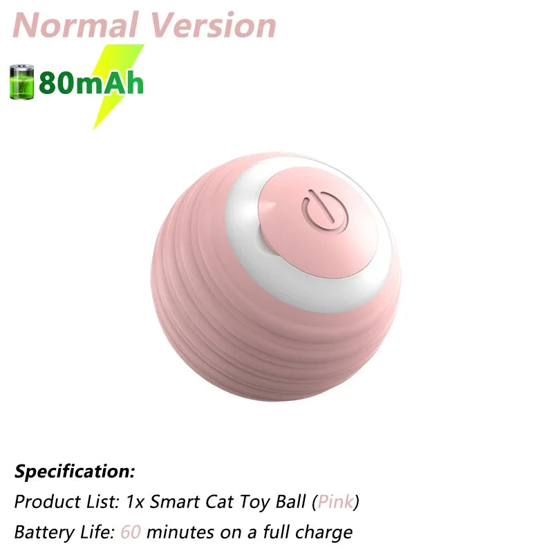 Smart Interactive Cat Toy – Automatic Electric Rolling Ball for Cats & Kittens