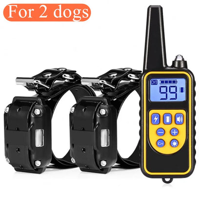 Train your dog safely - Waterproof Dog Training Collar with Remote | Rechargeable Shock, Sound & Vibration Modes – LCD Display