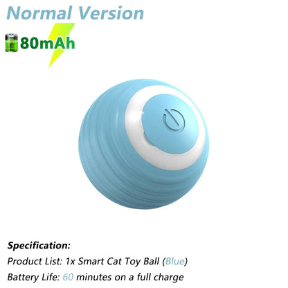 Smart Interactive Cat Toy – Automatic Electric Rolling Ball for Cats & Kittens