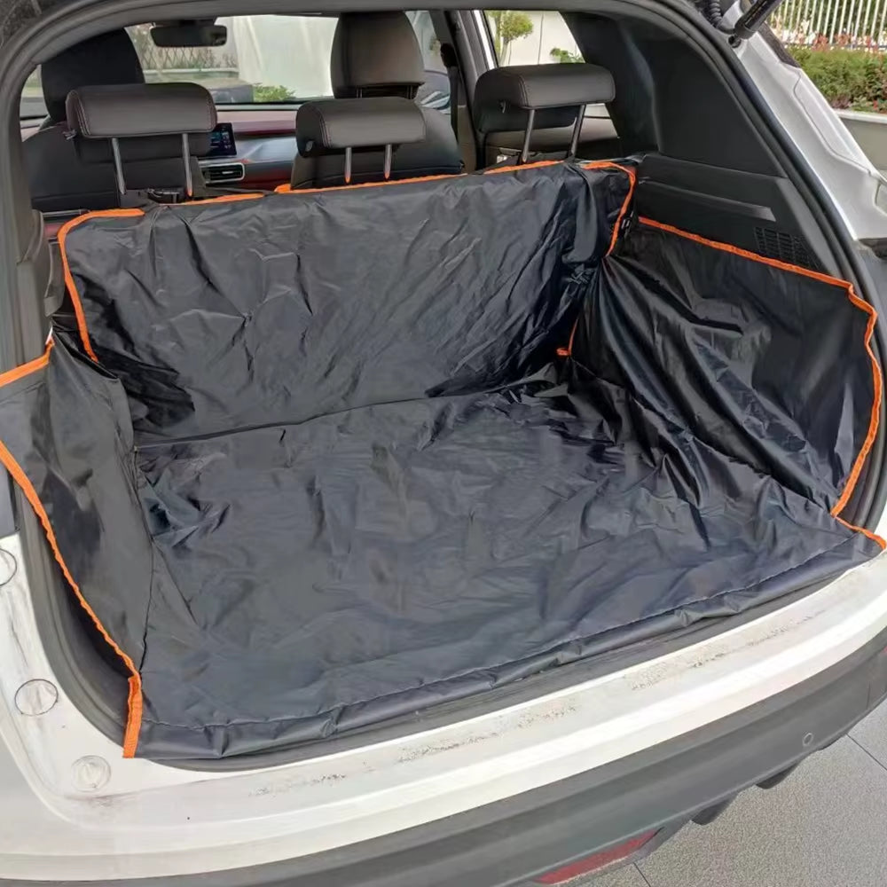 Waterproof SUV Cargo Liner – Universal Trunk and Back Seat Protector