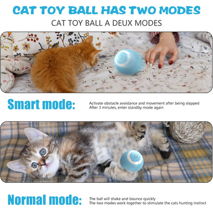 Smart Interactive Cat Toy – Automatic Electric Rolling Ball for Cats & Kittens